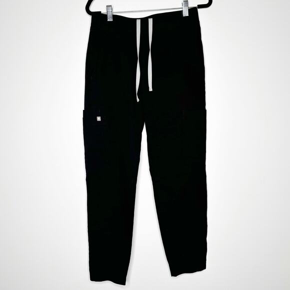 Figs Technical Collection Drawstring Scrubs Pants Women's Black Size XS/S - Picture 1 of 4
